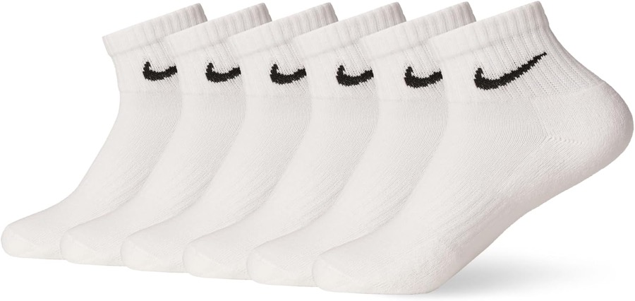 Nike Unisex Adult Everyday Cushioned Training Ankle Socks (6-Pack) | Mens and Womens
