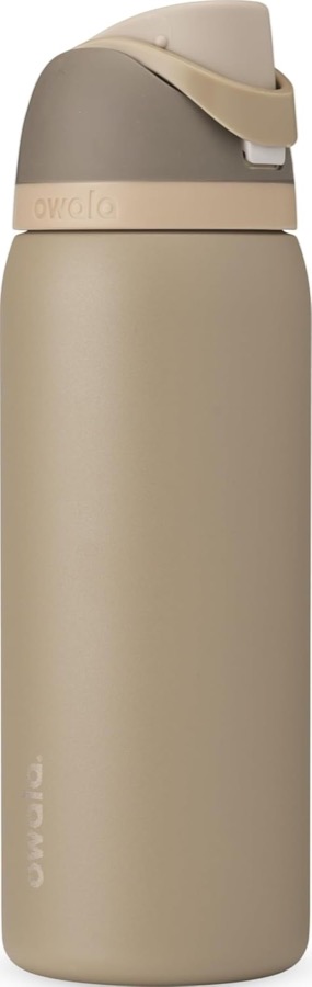 Owala FreeSip Stainless Steel Water Bottle 24 oz Very, Very Dark